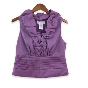 J.R.Nites violet sleeveless top size 12‎